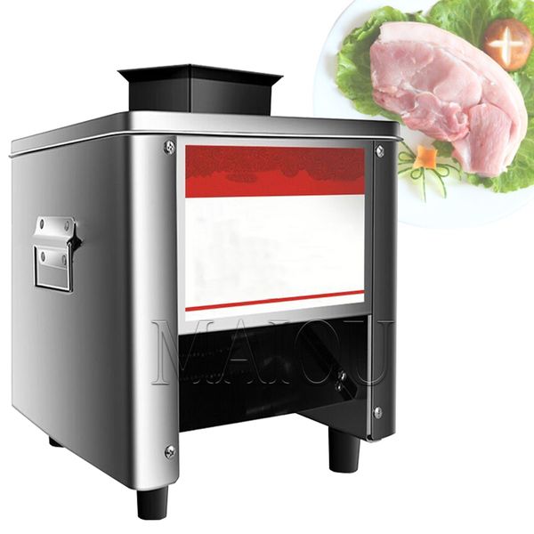 Machine de coupe de viande commerciale domestique multifonctionnelle en acier inoxydable, outil électrique pour légumes, porc et mouton, style à Double coupe