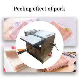 Équipement de viande en acier inoxydable Machine de pelage de porc commercial Viande Machine de peau automatique