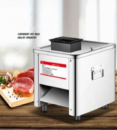 Meat Grinders 2021 Roestvrij stalen Slicer Desktop Commerciële multifunctionele multifunctionele Volledig automatische elektrische groentesnijder gesneden9073790