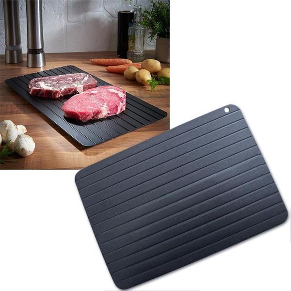 Viande volaille outils 1 pièces plateau de dégivrage rapide décongeler les aliments surgelés fruits rapide ing plaque conseil maître Gadgets de cuisine 230224