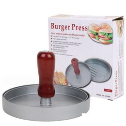 Outils de volaille de viande Burger Press Hamburger Patty Maker avec du papier ciré aluminium pour la cuisine BBQ Drop Livrot Home Garden Ki Dhem1