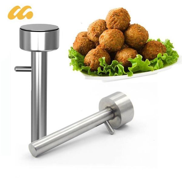 Viande Volaille Outils Boulette De Viande Machine En Acier Inoxydable Grande Boule De Falafel Faire Presser Scoop Moule Maker Antiadhésif Cuisine Accessoires Gadgets 230802