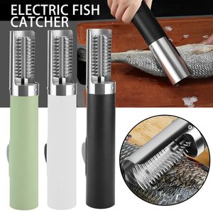 Viande Volaille Outils Portable Électrique Grattoir À Poisson Étanche Échelle Remover Cleaner USB Couteau Rechargeable 230928