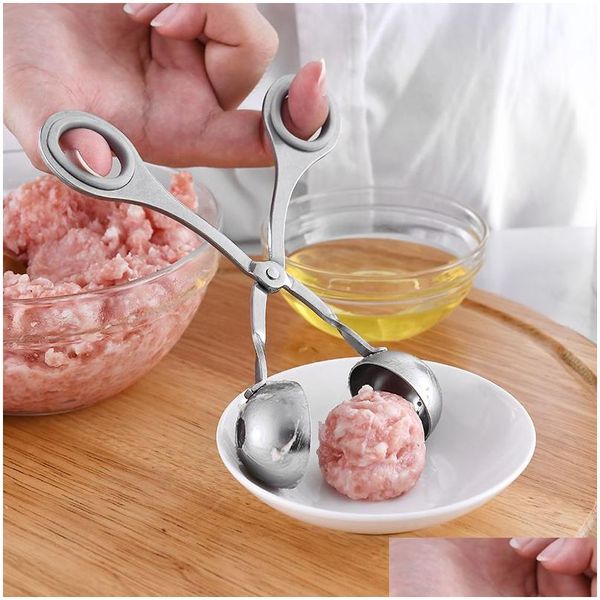 Viande Volaille Outils Pratique Pratique Boulette De Viande En Acier Inoxydable Farcies Clip Diy Poisson Boule De Riz Alimentaire Cuisine Outil Dbc Drop Dhbsf