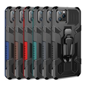 Mech Warrior Phone Cases TPU + PC + Metal Mobile Phones Case Cover Pour iPhone 13 12 Mini 11 Pro Max X Xs Xr 7 8 6S Plus SE2020 Samsung S21 S21Plus S21Ultra Motorola DHL