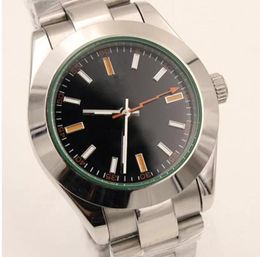 Mechanische Automatische Rolx Heren Milgausses 126610 Nieuw Model Roestvrij Staal 2813 Beweging Horloges Groen Blauw Zwarte Wijzerplaat XATCH