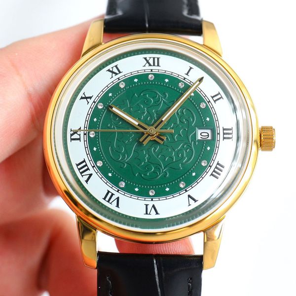 Mécanique Classique Quartz Mode Analogique Rétroéclairage Analogique Affichage de la Date Nylon Titane Vert Rose Or Moyen Montre-Bracelet Montre