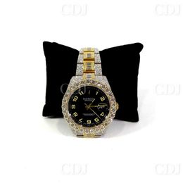 Mechanische High End Top Brand Custom Dign Mannen Vrouw Luxe Originele Hand Set Iced Out Diamond Moissanite Horloge