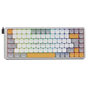 Mécanique K1 Slim Gaming RGB Keyboard Support Bluetooth 5.0 sans fil USB 2.4G Portugais 84 touches pour Mac OS Windows PC HKD230808