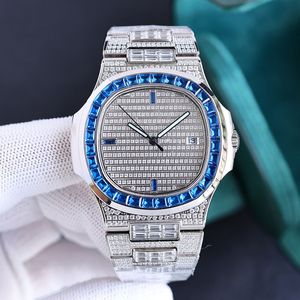 Montre automatique pour hommes, mouvement mécanique, 40mm, classique, Business, saphir, styliste, étanche, luxe, bracelet en acier inoxydable, 64041