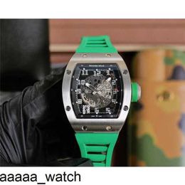 mechanisch RicharMill horloge Luxe Rm010 Zwitsers automatisch uurwerk Saffierspiegel Geïmporteerde rubberen band KBXW Zwitserse ZF-fabriek Q6AM