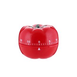 Minuterie mécanique minuterie de cuisson ABS minuteries en forme de tomate pour la cuisine à domicile 60 Minutes alarme compte à rebours outil