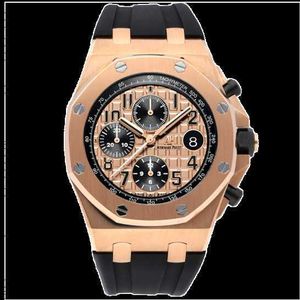 Montre mécanique mouvement montre-bracelet AP montre-bracelet Royal Oak Offshore série or rose 18 carats machines automatiques 26470OR.OO.A002CR.01 montre