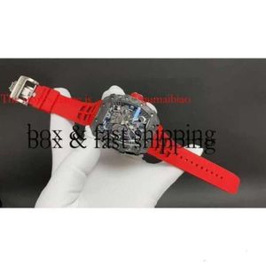 Mechanisch horloge Richa Milles Rm35-03 Volautomatisch bandhorloge met Zwitsers uurwerk Super duplicaat Rm35 NTPT Zwart, wit en blauw3558 luxe montres