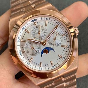 Mechanisch horloge Vacherosn Gold Super SuperClone Strap Luxury heren Rose Watch Luminous Designer Luxury Men's 4300V Steel Cal.1120qp Leer Automatische riem Ianr