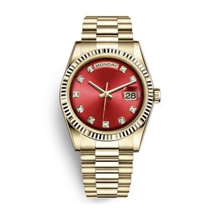 Mechanische horloges automatisch herenhorloge 36 41 mm volledig roestvrij waterbestendig super lichtgevend gouden horloge montre de luxe dropshipp215H