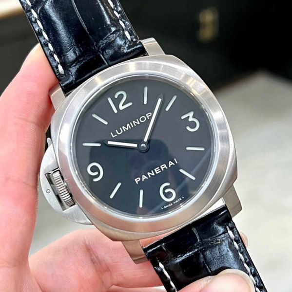 Relojes mecánicos Relojes de pulsera de lujo 98 44 mm Serie Lumino para zurdos Pam00219 Reloj manual para hombre Resplandor nocturno