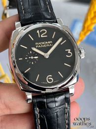 Montres mécaniques montres de luxe nouveau 1940 Pam 00512 montre manuelle pour hommes 42mm étanche entièrement en acier inoxydable de haute qualité