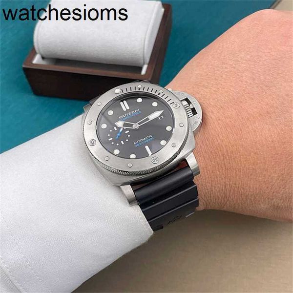 Montres mécaniques Panerass Luxury Market Stealth Metal Watch pour PAM01305 Wristproals de bracelet imperméables Brand de mode en acier inoxydable