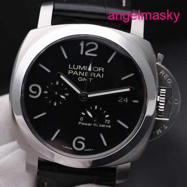 MECTION MÉCANIQUE PANERAI LUMINOR Série PAM00321 Automatique MECHACICAL MENS MONTRE 44 mm montre la réserve de réserve d'alimentation de la montre 44 mm