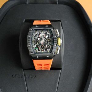 Mechanica Herenmode Herenhorloges Fantastische pols R i c h a r d Luxe Super-stijl horloges RM11-03 ontwerper Hoogwaardige zwarte rand voor heren waterdicht DUA8