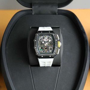 Mechanica R i c h a r d Mannelijke Fantastische Mode Luxe Super stijl heren polshorloges horloges RM11-03 ontwerper Hoogwaardige zwarte bezel voor mannen waterdicht OOGN