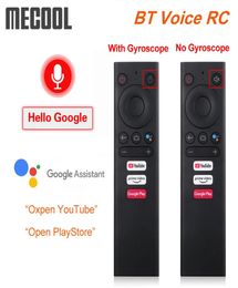 MECOOL BT Voice Remote Control Remplacement Air Mouse pour Android TV Box MECOL KM6 KM3 KM1 ATV Google Voice TVBox3740200