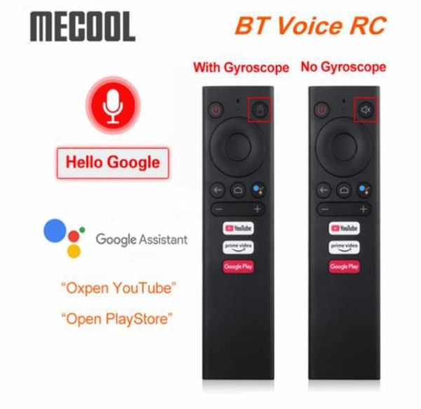 Mecool BT Control remoto por voz reemplazo Air Mouse para Android TV Box Mecool KM6 KM3 KM1 ATV Google TVBox5555103