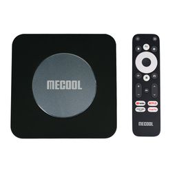 MECOOL KM2 / KM2 PLUS 4K Android TV Box Amlogic S905X4 2GB 16 Go USB3.0 100m LAN 2.4G 5G WiFi Dolby Atmos Audio TV Box 2023 Nouvelle boîte Google Certified Media Player Media