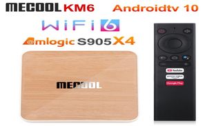 Mecool KM6 deluxe Amlogic S905X4 TV Box Android 10 4GB 64GB Wifi 6 Google certifié Support AV1 BT50 1000M décodeur 6663967