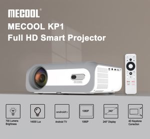 MECOOL KP1 Projecteur Home Cinéma Android 11.0 Double WIFI BT 1080P HD 1G 8G 1400 Lumens Dispositif d'affichage pour la maison 5'' LCD Amlogic S805X2 Proyector portable vs XNANO X1