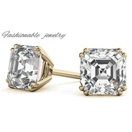 Medboo 2ct Moissanite Diamond verloving Earring 10K Goud Fijne sieraden Diamant OEM aangepaste gouden sieraden Moissanite oorbellen