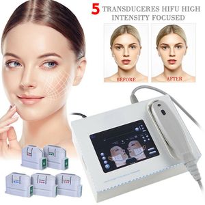 Medical Grade High Intensity Focused Ultrasound HIFU Machine Gezicht Skin Lift Rimpel Removal Body Slimming met 5 Heads Cartridges 10000 Flitsen