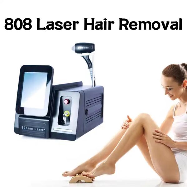 Niveau médical CE 1200W grande puissance permanente 808nm épilateur Diode laser 808 Laser épilation Machine Salon SPA usage domestique