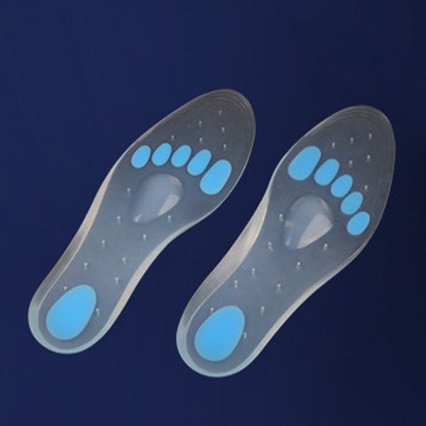 Plantilla de gel de silicona médica Insertos para zapatos almohadilla para zapatos de longitud completa almohadilla metatarsiana cuidado de los pies almohadilla para fascitis plantar dolor espolones óseos Aquiles