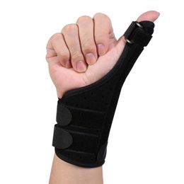 Attelle de pouce de poignet de sport médical Mains réglables Attelles Spica Support Brace Stabilisateur Arthrite Souches Trigger Thumbs Immobili236S
