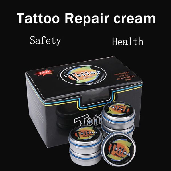 Medicina 24 unids/caja Crema para tatuajes ungüentos para el cuidado posterior suministros para tatuajes crema reparadora curativa de tatuajes ungüentos reparadores de enfermería recuperación de la piel