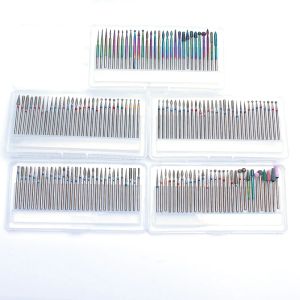 Medicine 30pc Nail Drill Bit Rainbow Milling Cutters Set pour la manucure Pédicure Hine Files Gel Retrait des outils de nail art Burr Equitment