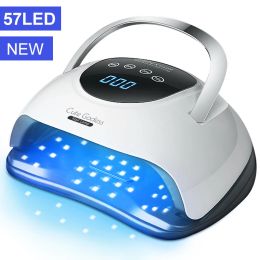 Médite Gel UV LED LED Sécheur à ongles 114W Gel Nail Polish Lumière UV avec poignée LCD Capteur intelligent Smart Nail Equipment Nail Équipement