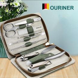 Medicine New Arrivals Manucure Set Pédicure Ensemble Clipper Clipper en acier inoxydable Cutter de ongles Professionnel avec kit d'étui de voyage