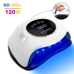 Médecine Professional Nail Lamp 60leds Sèche-ongles avec capteur intelligent pour durcissement plus rapide Gel UV LED LED pour les ongles LED LED Lampe