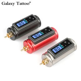 Alimentation électrique sans fil pour tatouage, batterie Hine, cordon de Type Mini, Charge rapide, prise Rca/DC, fonctionne 10 heures, écran LCD numérique