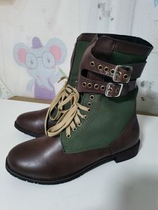 Bottes de Cosplay Steampunk médiévales pour hommes, chaussures d'hiver en cuir PU, Larp Viking Pirate, bottes de chevalier fantaisie pour fête de carnaval, bottes de fête pour garçons