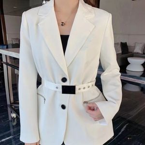 M905 Trajes para mujer Blazers Otoño y primavera Chaqueta de mujer delgada informal Moda para mujer Traje de oficina Bolsillos Abrigo con muescas de negocios, Alta calidad