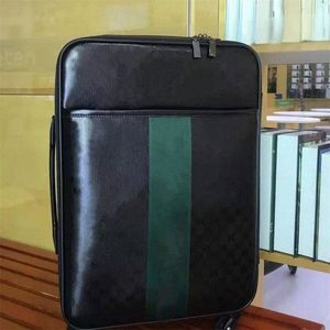 Gemiddelde handbagage Ophidia koffer Bag Leather Designer Tag rollende reisbagage met wielen Momen Men Draw-Bar Box