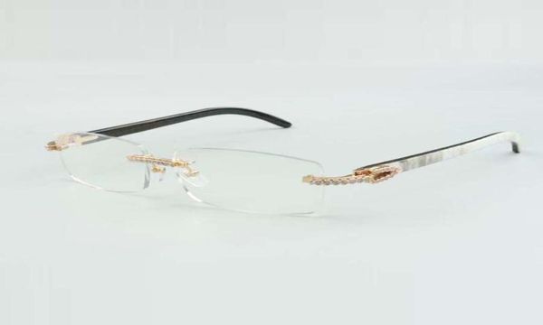 montures de lunettes de soleil buffs diamants moyens 3524012 avec cornes de buffle hybrides naturelles et lentilles 56 mm2246035