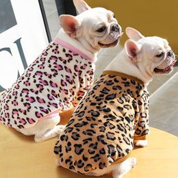 Medio gran perro Bulldog French Puppy Otoño e Invierno Pajamas Pajamas Suministros para mascotas Gato ropa de dos patas