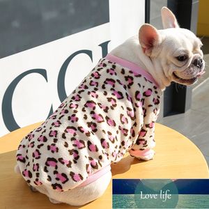 Middelgrote hond Franse Bulldog Puppy Herfst thermische pyjama Jas Dierbenodigdheden Kat Tweebenige kleding