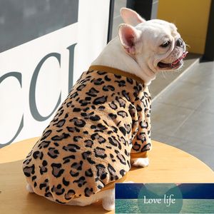Middelgrote hond Franse Bulldog Puppy Winter thermische pyjama Jas Dierbenodigdheden Kat Tweebenige kleding