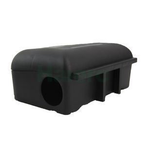 Station d'appâts à taux de verrouillage moyen Pest Contrôle Abs Snap Protect Protect Cover Rolen Rodenticide Plastic Boîte pour la maison de la maison Maison Mouse Dr Freme Sale Direct Vente de l'usine